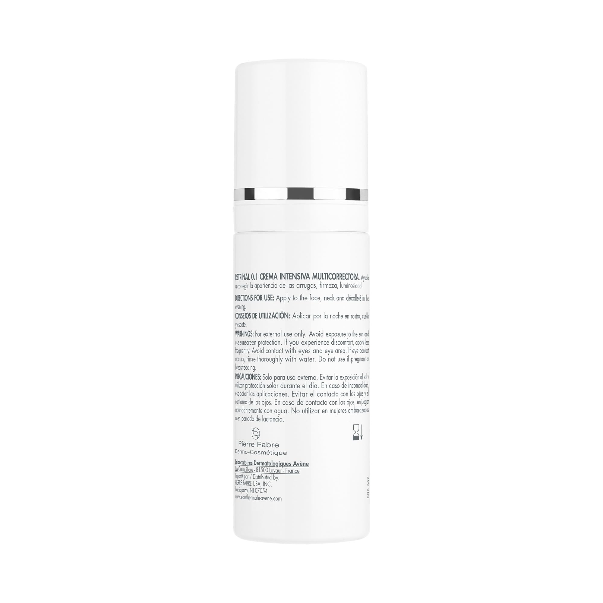 Avène Retrinal 0.1% Intensive Multi-Corrective Cream, anti-aging facial cream powered by retinaldehyde, 1 Fl Oz